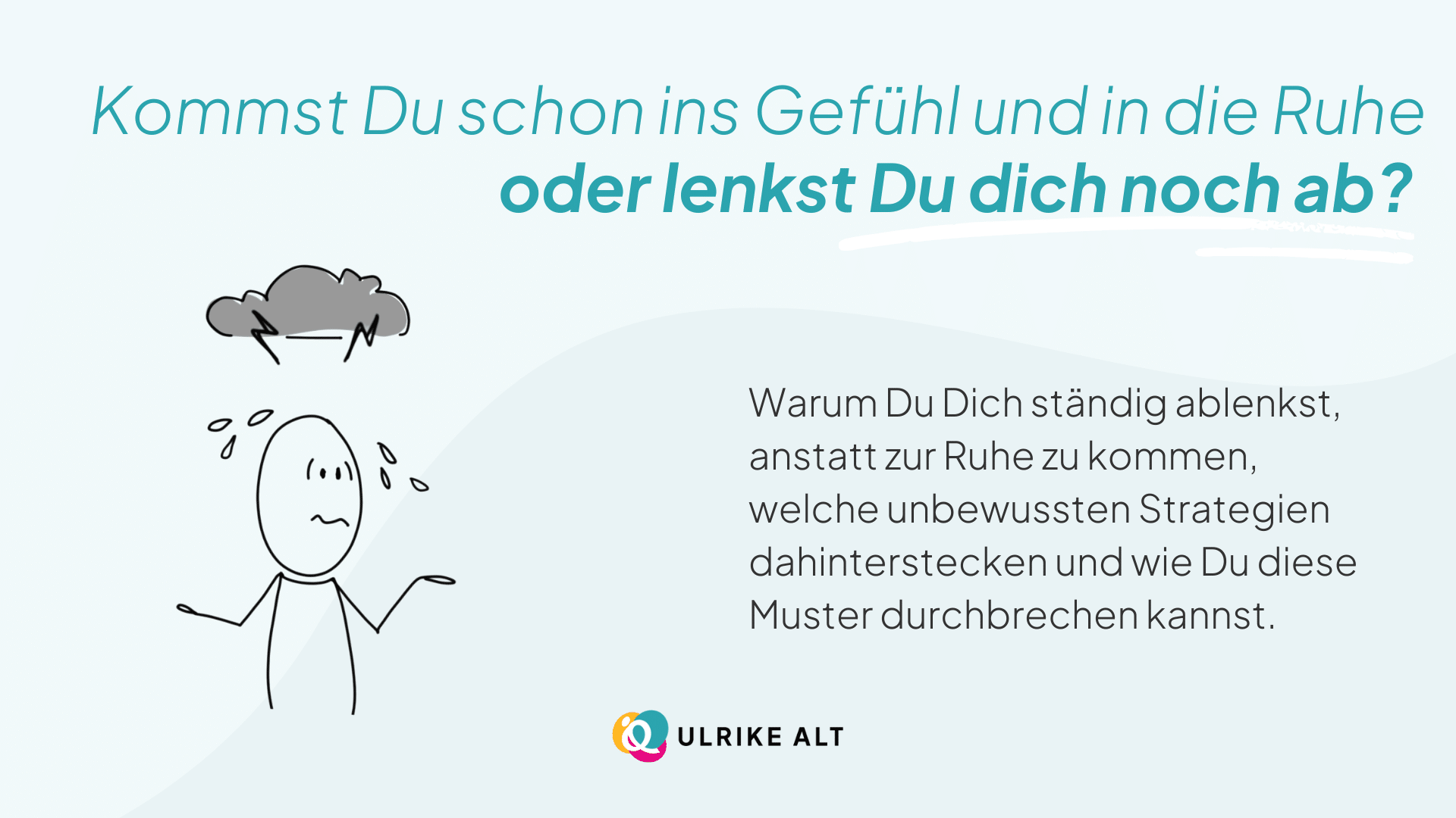 Daran erkennst Du, ob Du Dich von Deinen Problemen ablenkst.