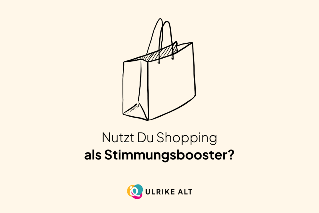 Übermäßiges Shoppen lenkt Dich von Deinen Problemen ab.