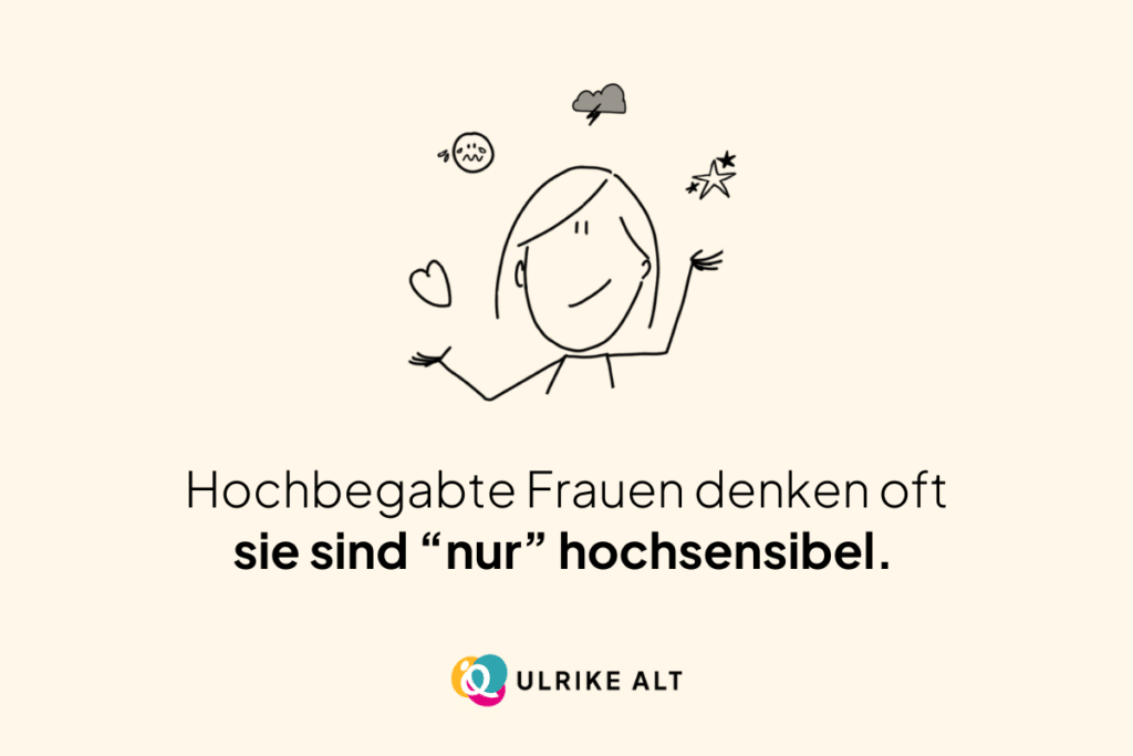Hochbegabte Frauen sind oft auch hochsensibel.
