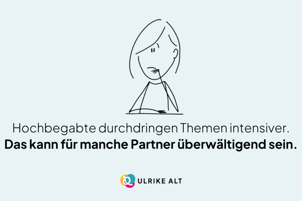 Partnerschaft mit Hochbegabten können kompliziert sein.