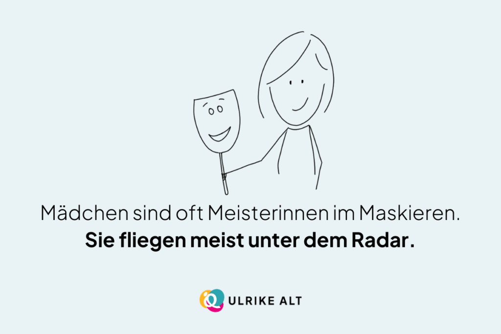 Hochbegabte Mädchen passen sich oft an.