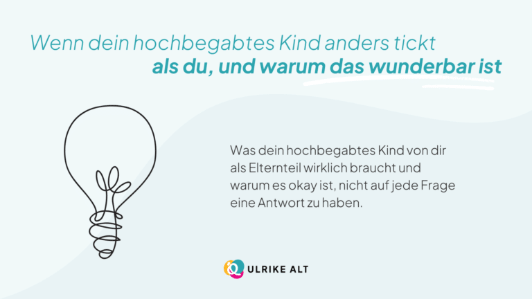 Bedürfnisse von hochbegabten Kindern.