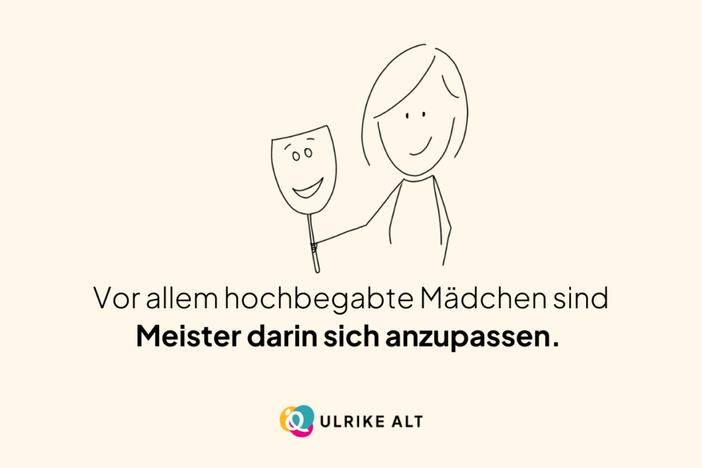 Hochbegabte Mädchen fallen oft nicht auf. 