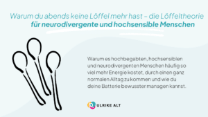 Energiemanagement im Alltag für Hochsensible.