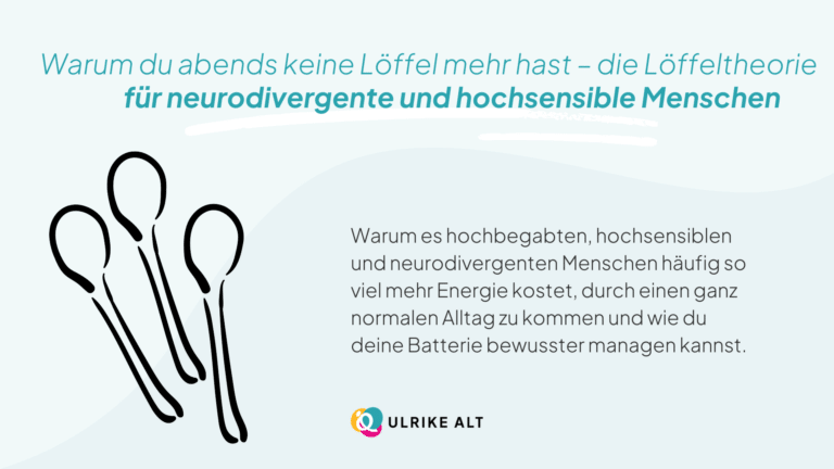 Energiemanagement im Alltag für Hochsensible.