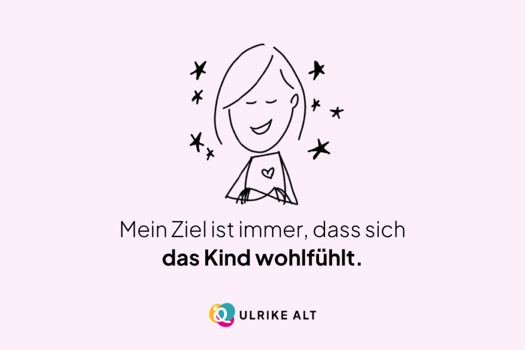 IQ-Test mit Kindern bei Ulrike Alt. 
