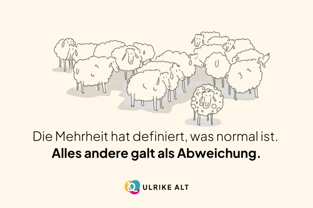 Neurodivergenz und Hochbegabung wird in der Gesellschaft als anders wahrgenommen. 